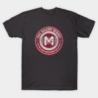 Mike Irizarry Designs Cherry and White Badge Variant T-Shirt